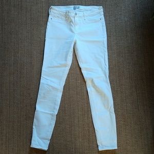 Jeans, white, Harper Super Skinny, 28L
